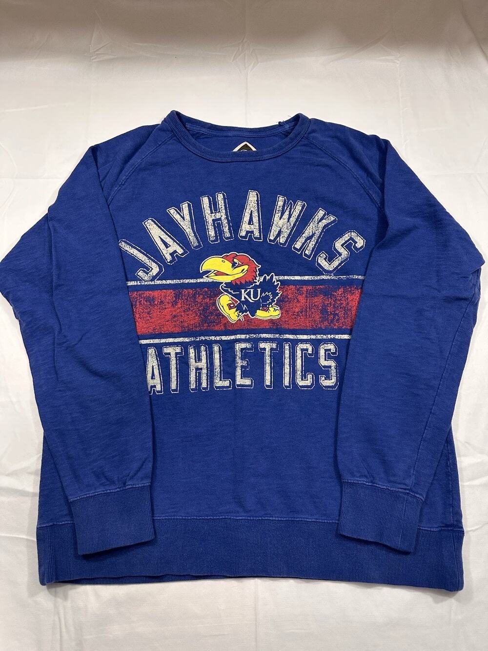 Kansas Jayhawk Women’s Crew Neck Sweatshirt Size Medium